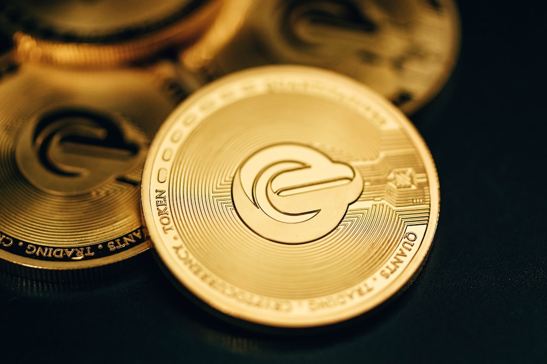 Quant (QNT) cryptocurrency chart showing price movements and key technical levels against a dynamic market background.