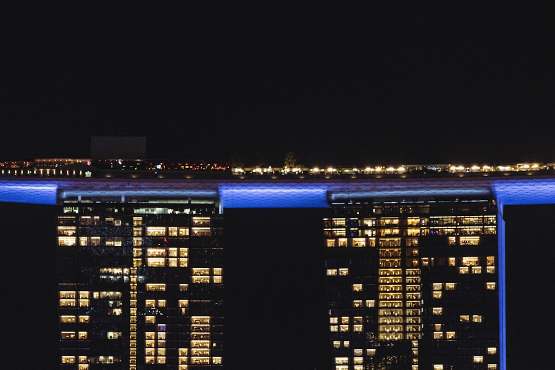 Singapore skyline with a financial chart overlay symbolizing the STI Index analysis