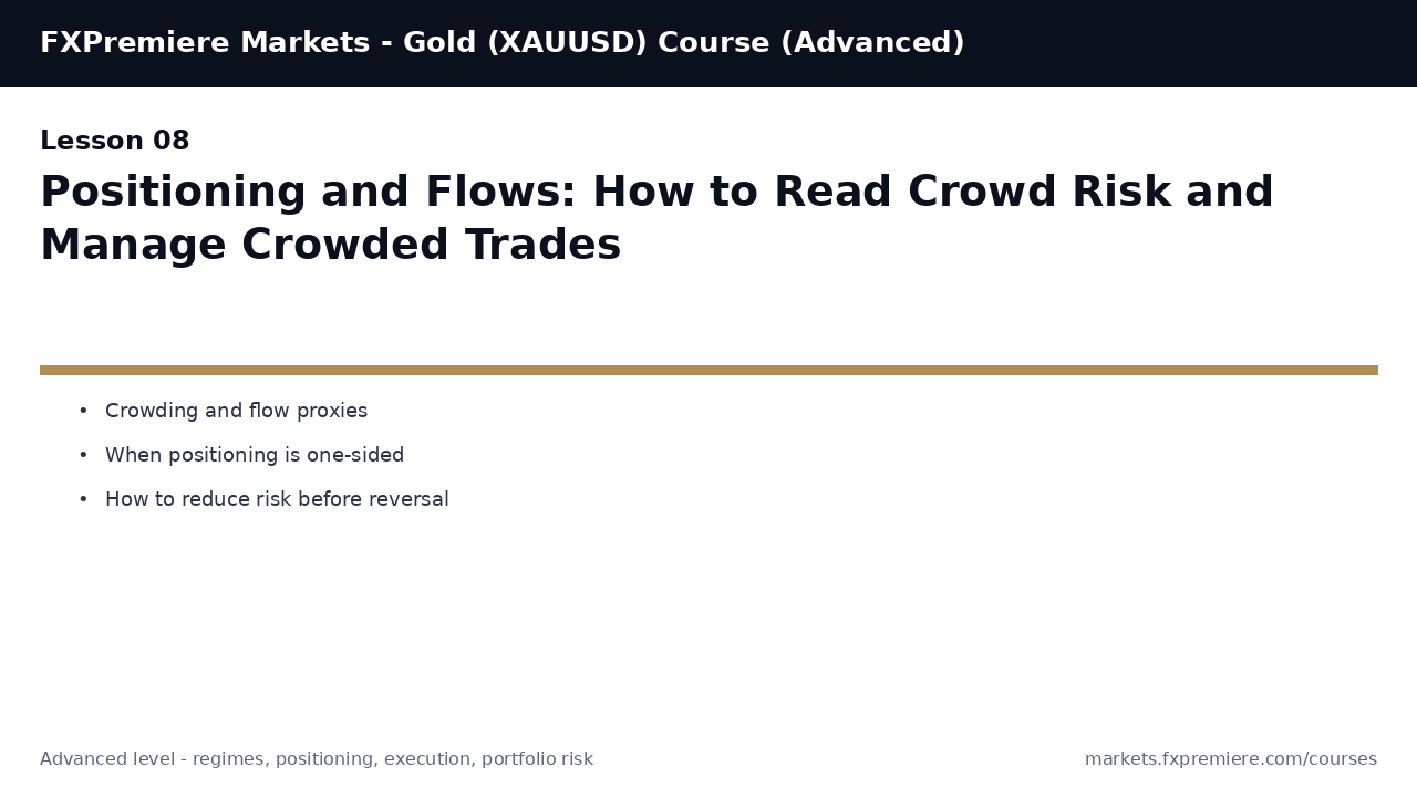 Positioning and Flows: How to Read Crowd Risk and Manage Crowded Trades