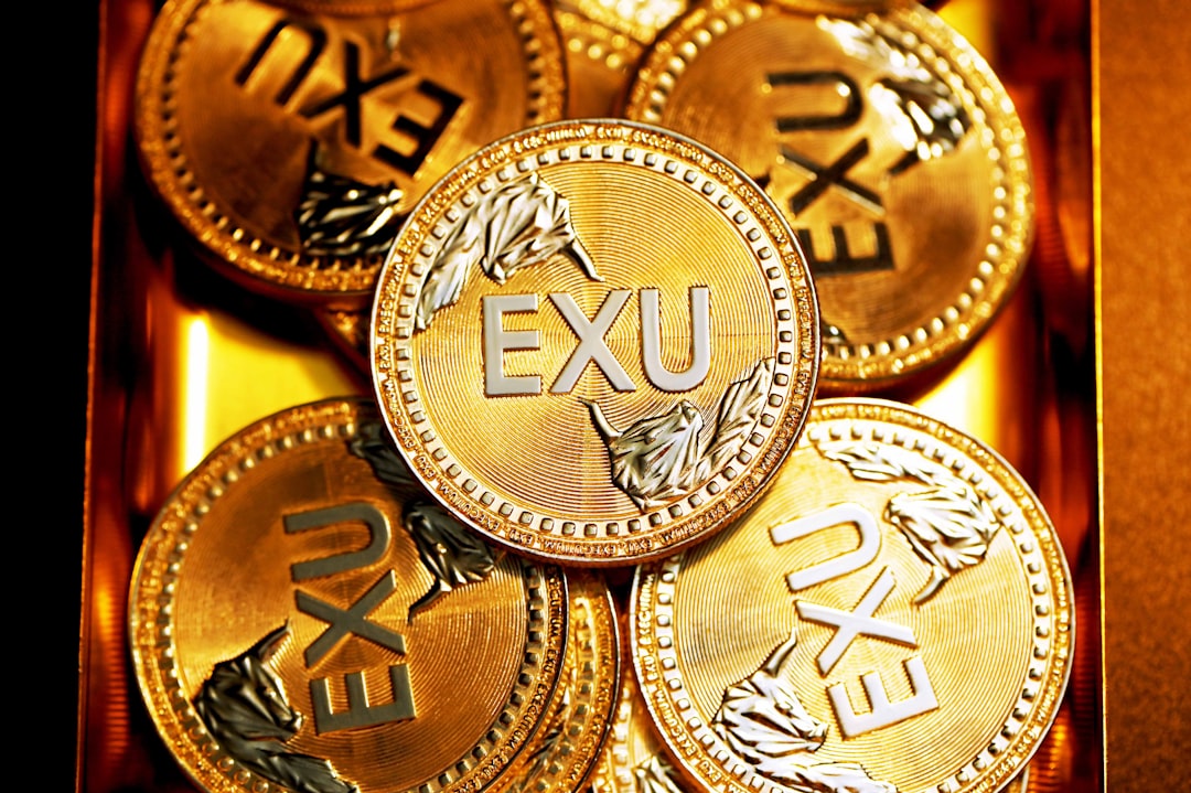 gold and silver round coin