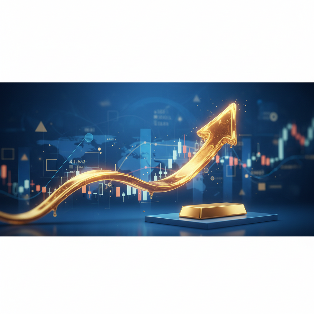 Gold Price Forecast: Safe Haven Demand Rising - Financial market analysis illustration