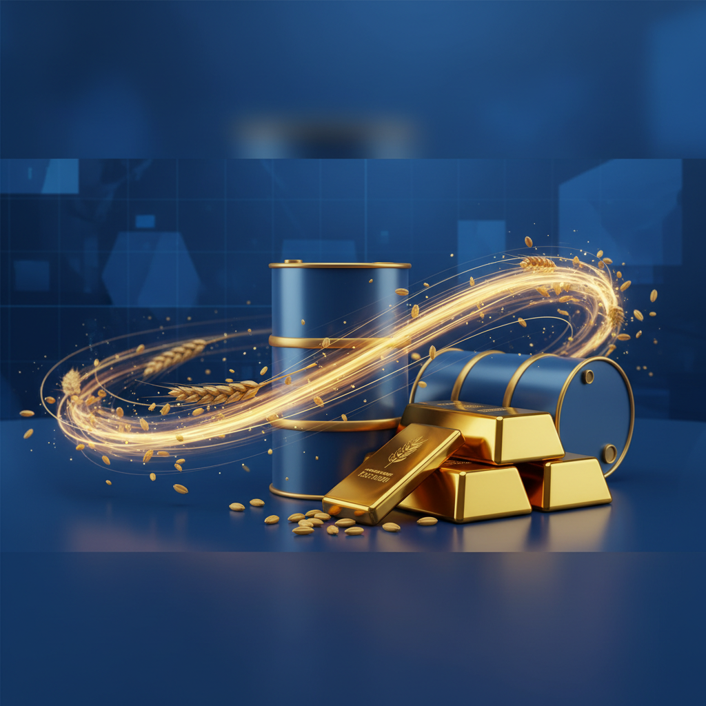 Wheat Prices Surge on Export Ban - Financial market analysis illustration