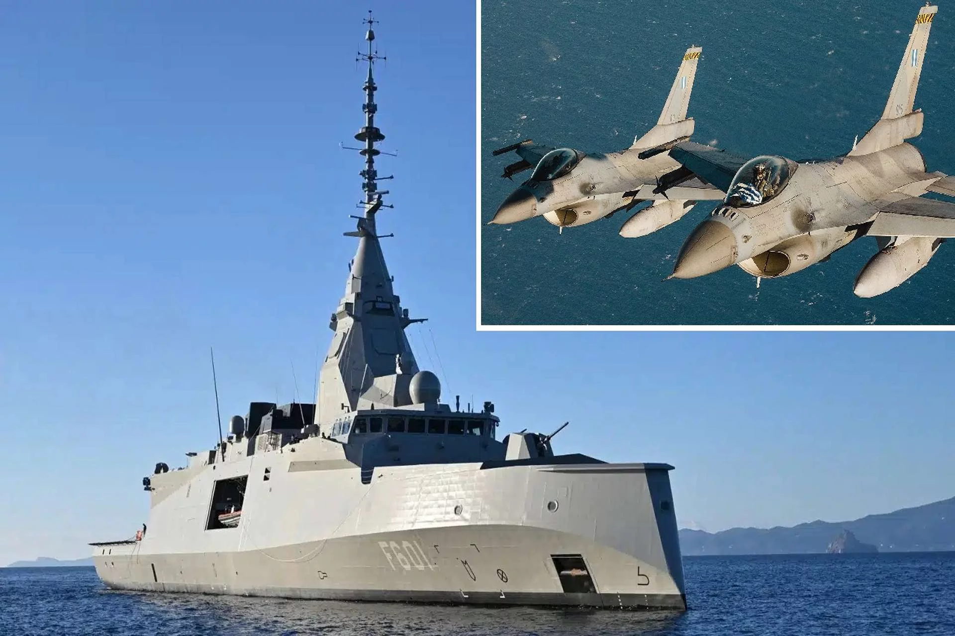 Greece sents frigates and airplanes to Cyprus
