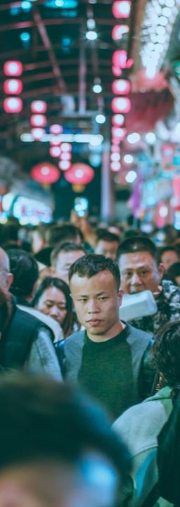 group of people near store