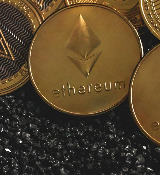 Dogwifhat (WIF) token amidst a volatile cryptocurrency market chart display