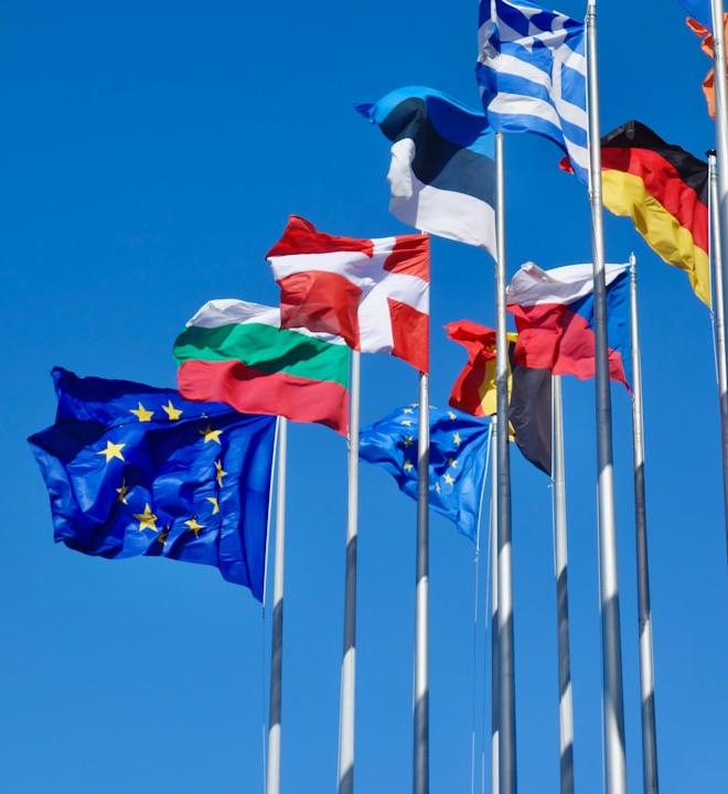 GBPCHF chart showing price volatility and key levels against a backdrop of central bank buildings