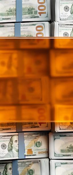 Abstract representation of financial charts and political policy intersection