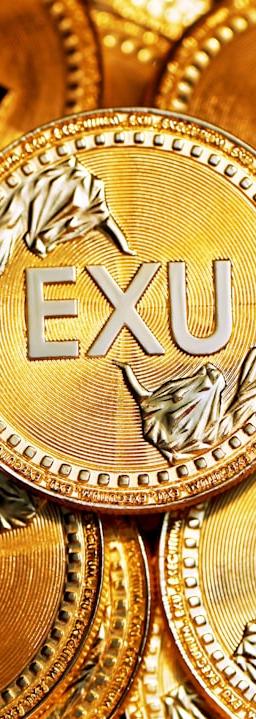 gold and silver round coin