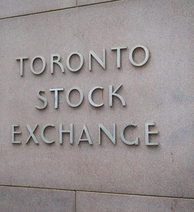 Toronto Stock Exchange sign, XRP price volatility, Ripple news