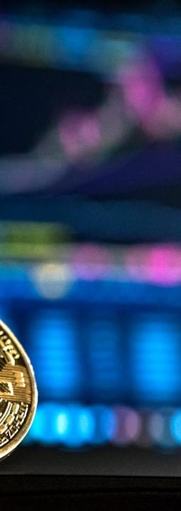 gold-colored Bitcoin