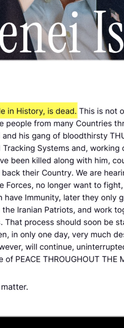 khamenei is dead market