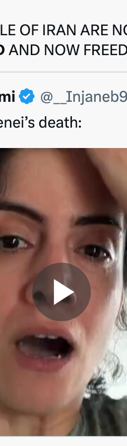 Videos show Iranians celebrating after reports of Supreme Leader Khamenei's death.